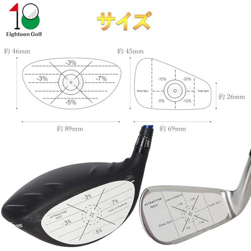 ゴルフ ショットマーカー 120ショット ゴルフ ショットセンサー ゴルフ練習用品 シール ドライバー アイアン ショットセンサー ドライバー用 |  | 05