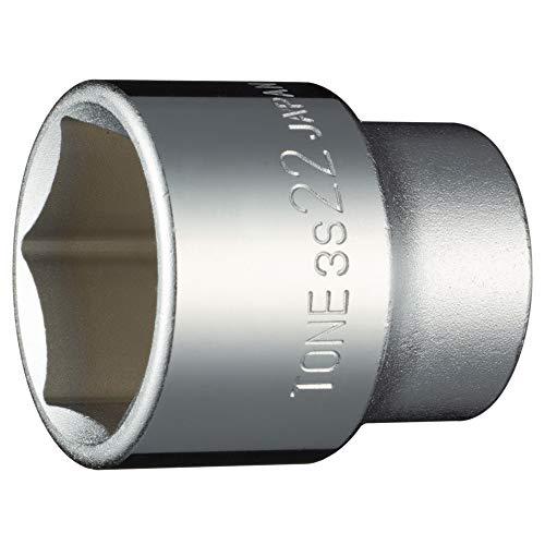 トネTONE ソケット6角 HP3S-22 差込角9.5mm3/8 二面幅22mm | 