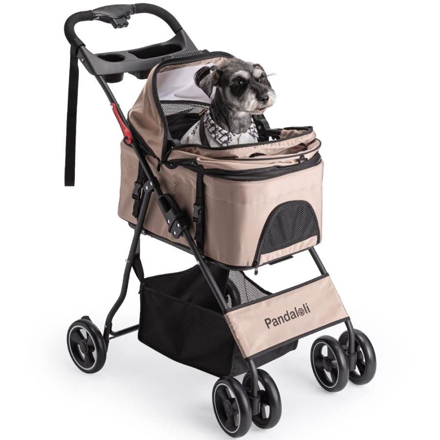 Pandaloli ペットカート ベビーカー 犬 バギー:小型犬 中型犬 猫 Pandaloli ペットカート ベビーカー 犬 バギー:小型犬 中型犬 猫