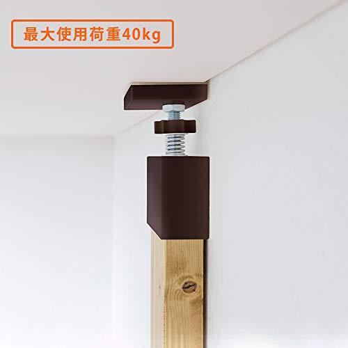 平安伸銅工業 LABRICO DIY収納パーツ 2×4アジャスター強力タイプ ブロンズ 最大使用荷重40kg EXB-1 |  | 01