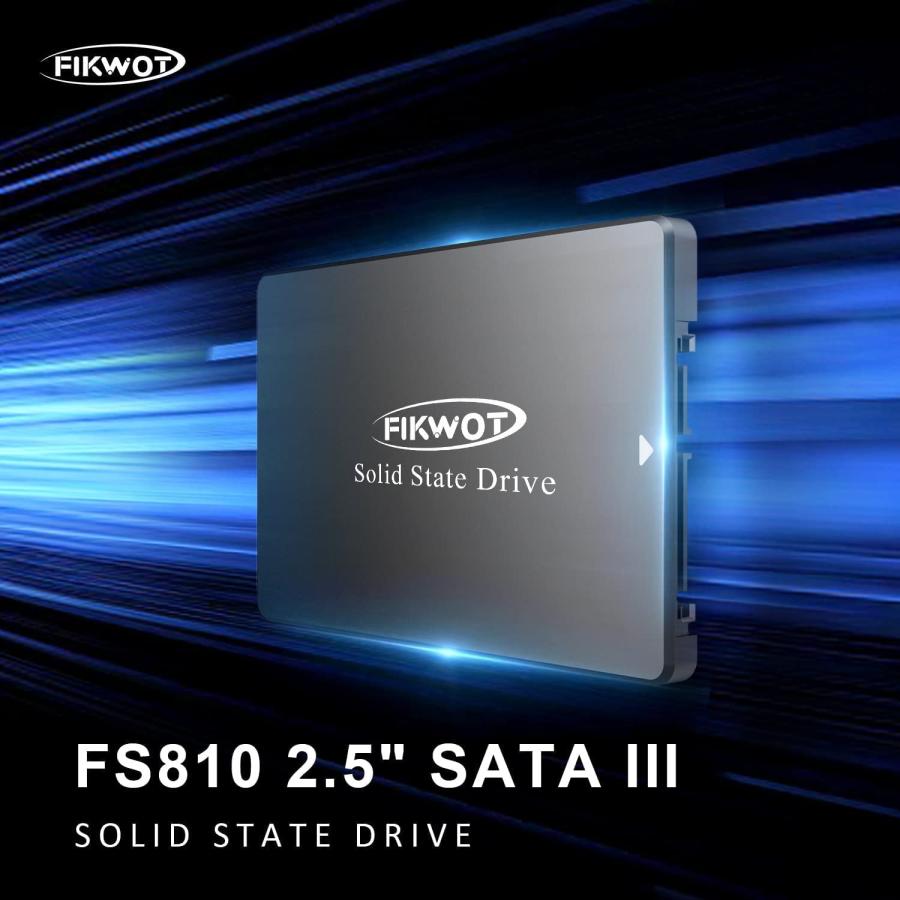 Fikwot FS810 4TB SSD SATA III 2.5インチ 6GB/秒、内蔵ソリッド