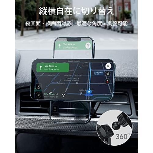 ESR スマホホルダー 車 magSafe 車載ホルダー HaloLock 車載ホルダー マグセーフ 車載磁気スマホホルダー 自動位置調節 スマ |  | 05