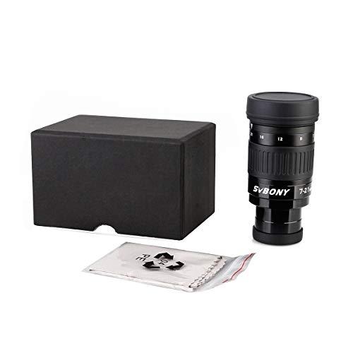 SVBONY SV135 ズーム望遠鏡接眼レンズ 1.25インチ FMC 焦点距離 7-21mm 視野角57°-40° 天体望遠鏡用 月と惑星観 |  | 06