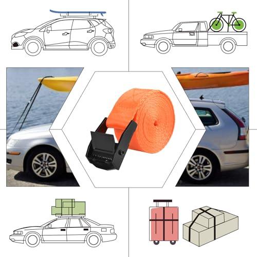 TRIWONDER 荷締めベルト 荷締バンド ラッシングベルト 多用途 固定ベルト タイダウンベルト 結束バンド 梱包 ベルト 固定バンド 荷締 |  | 05