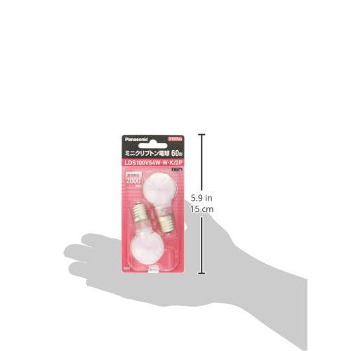 パナソニック ミニクリプトン電球 100V 60W形54W E17口金 35mm径
