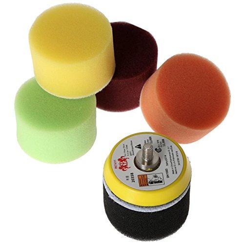Dophee 研磨パッドセット ポリッシャースポンジ ポリッシャー バフ スポンジパッド カー研磨用 バフ 研磨 マジックスポンジ 多色 50m |  | 01