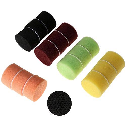 Dophee 研磨パッドセット ポリッシャースポンジ ポリッシャー バフ スポンジパッド カー研磨用 バフ 研磨 マジックスポンジ 多色 50m |  | 03