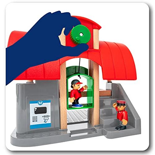 【美品】BRIO ブリオ　セントラルステーションセット　33989 Amazon.com: BRIO Central Station Set - Interactive Wooden