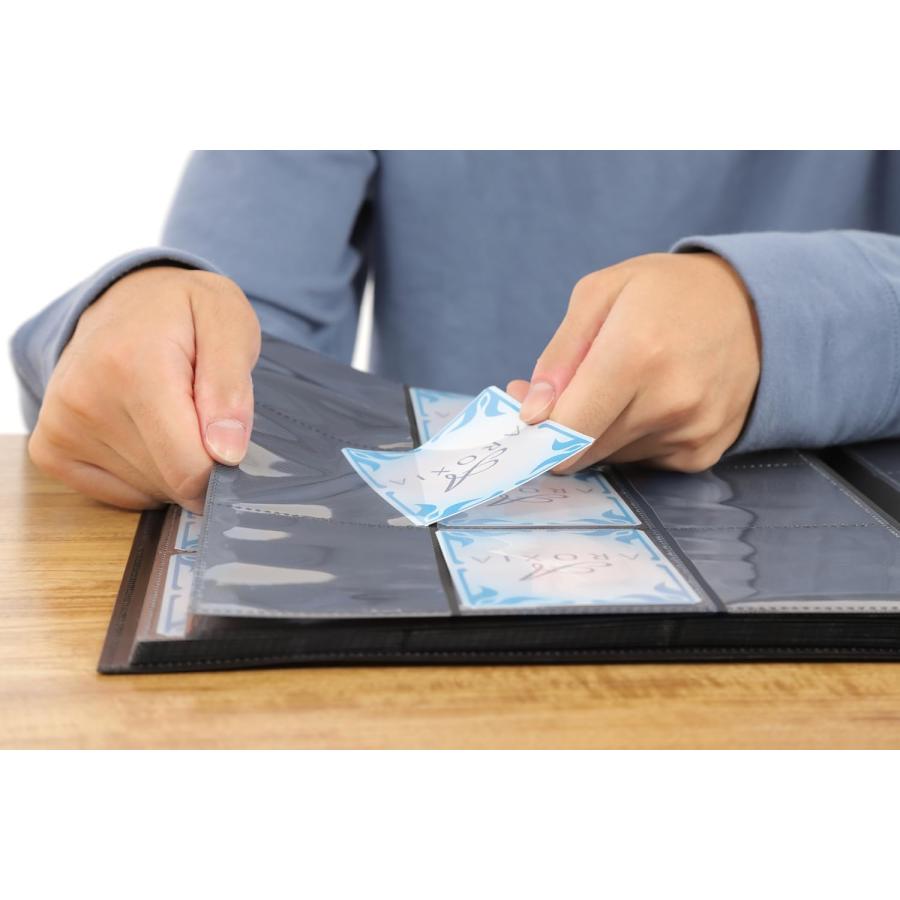 AROXIA カード ファイル トレカ バンド付き ブラック 540枚