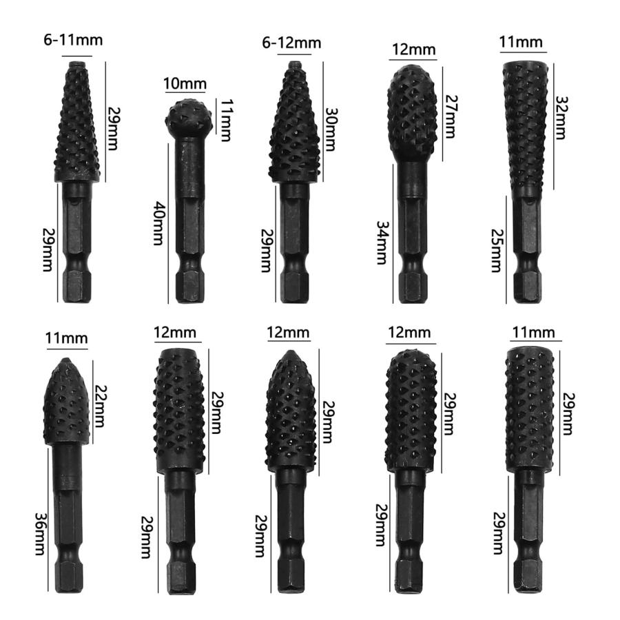 サムコス ロータリーヤスリ 回転ヤスリ 六角軸電動やすり 研磨