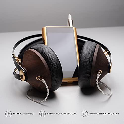 Meze Audio 99 Classics/99Neo 4.4mm アップグレード バランスケーブル シルバー 1.2m M99-4.4 4mm シルバー 2m