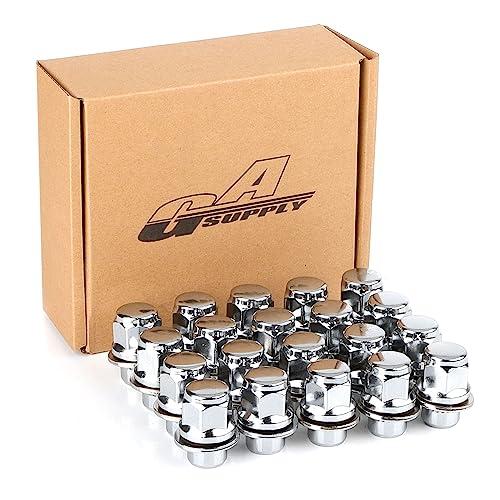 GAsupply トヨタ純正タイプ 車用ホイールナット M12 x P1.5 平面座 21HEX 長さ37mm スチール製 ショート レーシング | 