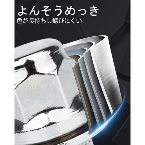 GAsupply トヨタ純正タイプ 車用ホイールナット M12 x P1.5 平面座 21HEX 長さ37mm スチール製 ショート レーシング |  | 02