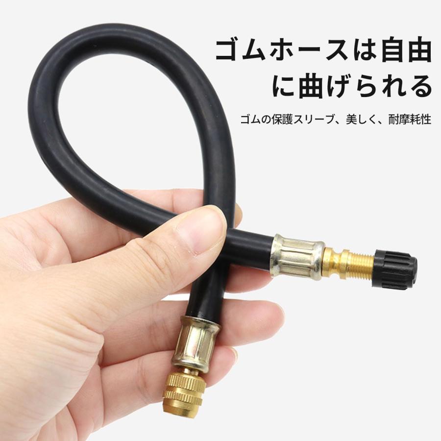 空気入れ 自転車 エアーホース+90度真鍮バルエアーバルブL型(2 空気入れ 自転車 エアーホース+90度真鍮バルエアーバルブL型(2