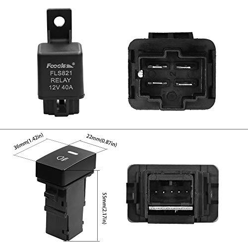 HUIQIAODS H8/H11/H16 LED対応 汎用 スイッチ付 後付フォグランプ用 フォグ配線 リレーハーネス トヨタ 日産 スズキ ダ |  | 04