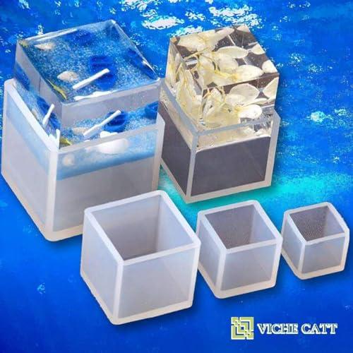 VICHE CATT レジン 型 シリコン モールド 正方形 四角 5個セット 抜き型 20mm・25mm・35mm・50mm・65mm . |  | 06