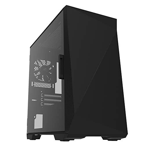 ZALMAN Z1 Iceberg Black ミニタワー型PCケース 多角形デザイン