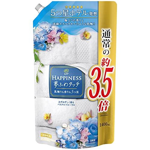 レノアハピネス 夢ふわタッチ 柔軟剤 パステルフローラル 詰め替え 超特大 1400mL | 