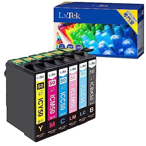 LxTek IC6CL50 互換インクカートリッジ エプソンEpson用 IC50 ICBK50 風船 インク 6色 BK/C/M/Y/LC/L | 