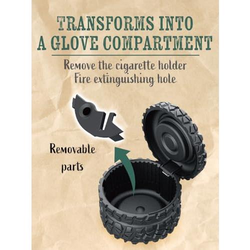 星光産業 車内用品 灰皿 EXEAエクセア タイヤアッシュ BK 置き型 ED-244 ブラック |  | 06