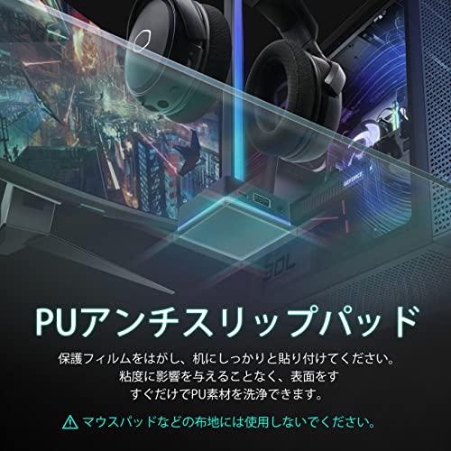 EZDIY-FAB 卓上 ヘッドホンスタンド USB LED デスクトップライト ヘッドセットスタンド 組み立て簡単 ヘッドセット テーブル 収 |  | 05