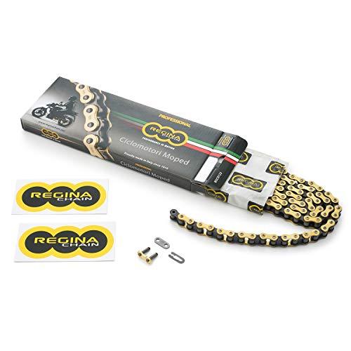 レジーナREGINA デイトナ 420 チェーン スーパーカブ50など ゴールド クリップジョイント付属 420-100リンク 14972 | 
