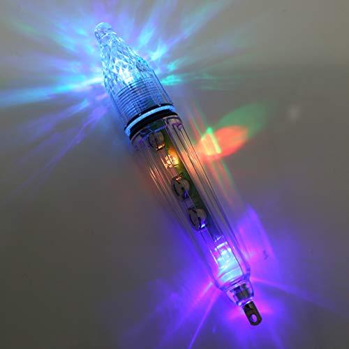 LEDGLE 水中 集魚灯 集魚ライト 高輝度LEDライト 夜釣り イカ釣り 海水 淡水 ライト 電池付き16.5cm 4本セット レインボー |  | 03