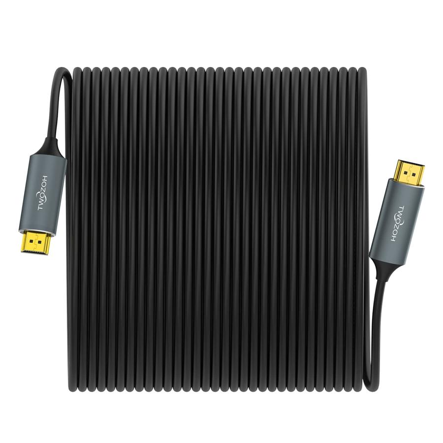 Twozoh 光ファイバーHDMI ケーブル 20M 4K 2.0 60Hz 1080P対応 18gbps超高速HDMI ケーブル 60P 4K |  | 01