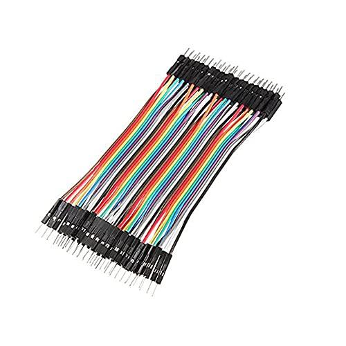 KKHMF 120PCS ブレッドボード・ジャンパーワイヤ（オス-オス）（10cm）120本 |  | 01