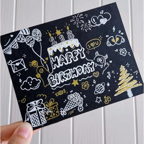 白ペン 金銀白 マーカー 極細 0.7mm 3本 水性 布用 白 アクリル イラスト 手書きPOP 漫画ペン 布 石 セラミック ガラス 木材 |  | 04