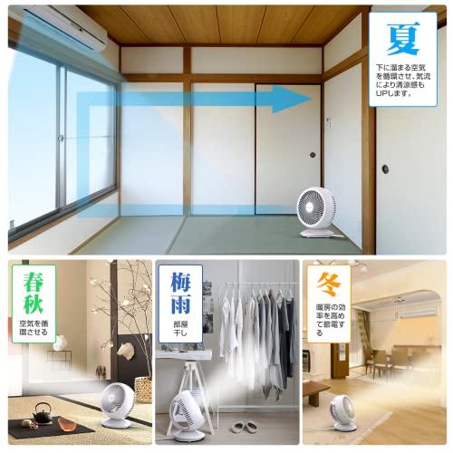 Umimileユミマイル サーキュレーター 首振り 静音 扇風機 壁掛け 羽根径17cm 小型 卓上扇風機 6畳 風量3段階調節 USB電源 ホ |  | 06