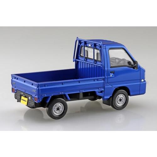 青島文化教材社 1/32 楽プラ スナップキット No.05-WB スバル サンバー トラック WRブルーリミテッド 色分け済みプラモデル 自動 |  | 02