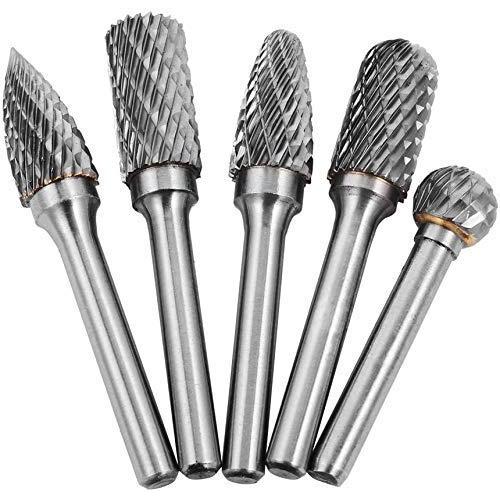 Wolfride 超硬品質リュータービット タングステン鋼でゴリゴリ削れる超硬カッター スタンドアロン包装 6mm軸 刃径10mm 5本セット | 