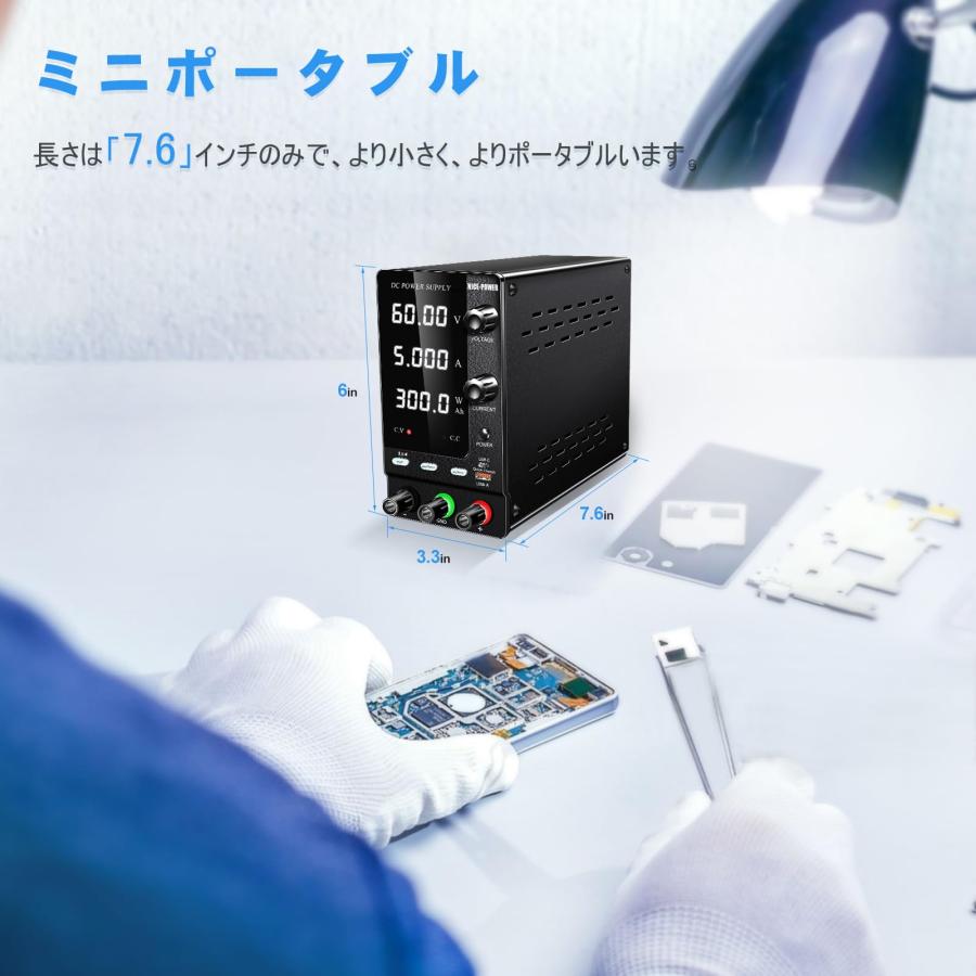 RUZIZAO 安定化電源 30V 10A 4桁電圧電流電力表示 エンコーダ RUZIZAO 安定化電源 30V 10A 4桁電圧電流電力表示 エンコーダ