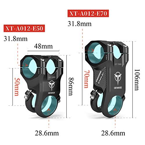 GEWAGE 自転車 ステム 31.8mm 超軽量 高剛性 50mm ロードバイク/MTBなど用 ハンドルステム XT-A012-E50 |  | 05
