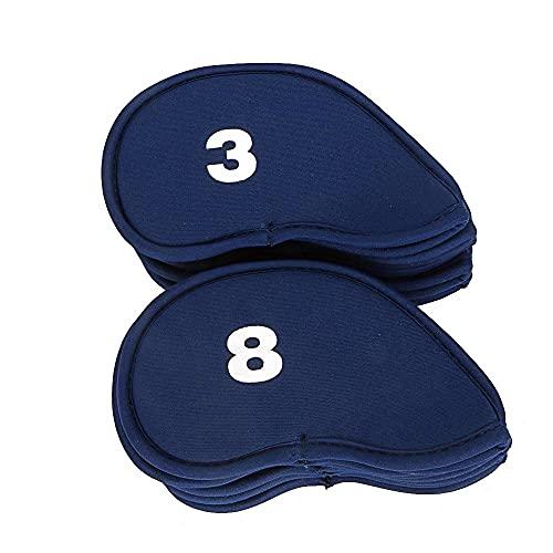 TSUCIA ゴルフクラブ 番手付 見やすい ヘッドカバー アイアンカバー 10枚セット ネービー |  | 01