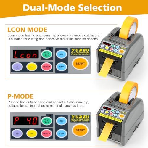 YUZSU 2025 電動テープカッター 、スマート自動テープディスペンサー、幅6-60 mm、長さ5-999 mm 透明および両面テープスプー |  | 04