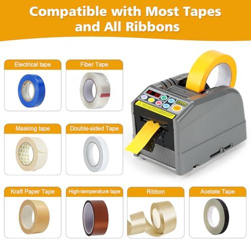 YUZSU 2025 電動テープカッター 、スマート自動テープディスペンサー、幅6-60 mm、長さ5-999 mm 透明および両面テープスプー |  | 05