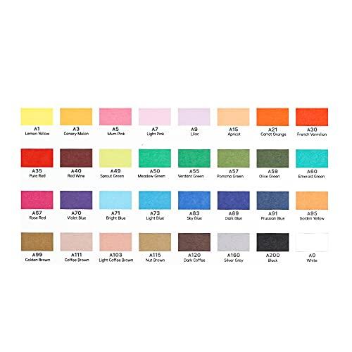 Arrtx アクリルマーカーペン アクリル絵の具 32色 水性ペン ペイントマーカー カラーペン柔らかい先 筆・細字 耐水性 プラ板、布、かばん |  | 01