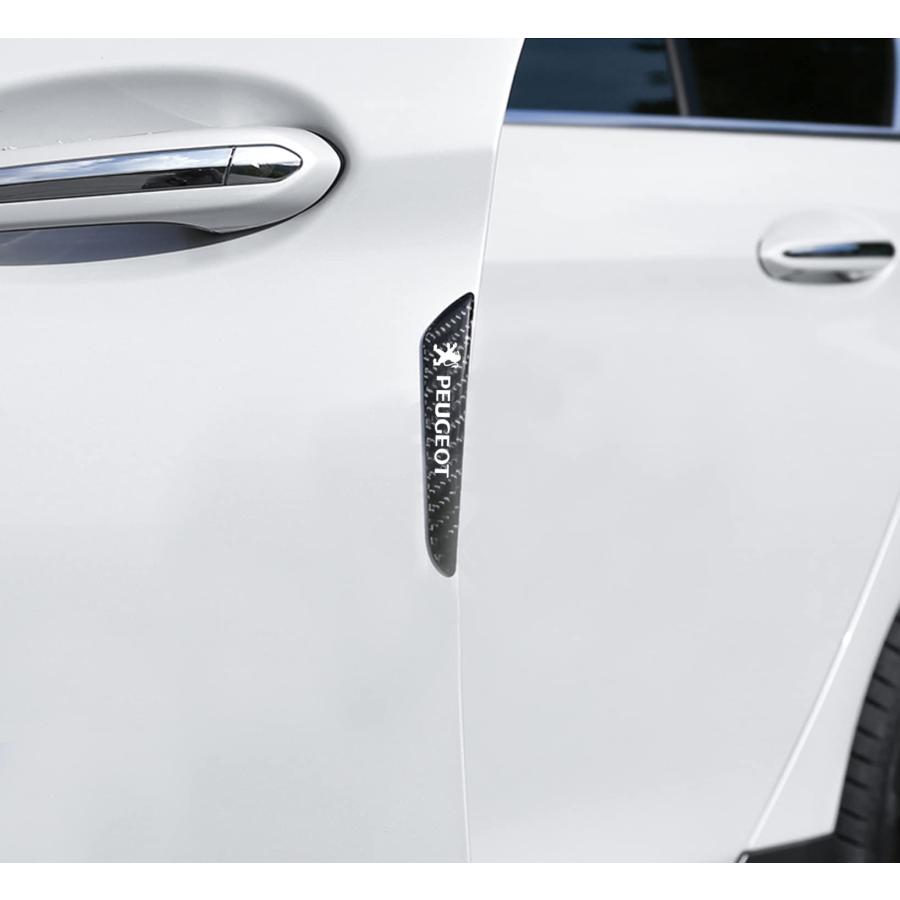 ドアガード 衝突防止 カーボン ドアプロテクター プジョーに適用 |  | 05