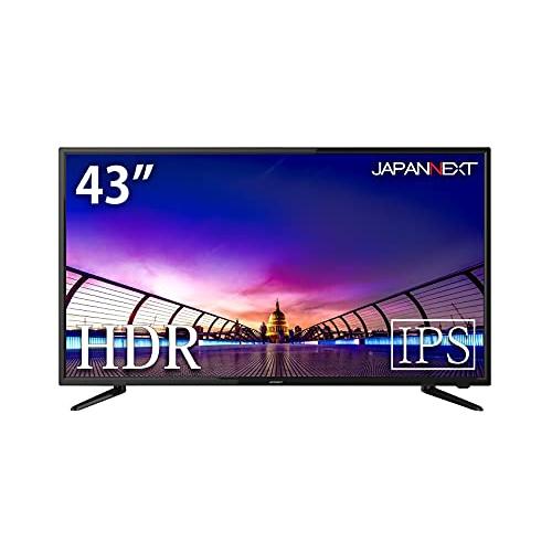 【箱付/PIP/20%お得！】大画面43型4Kモニター＋可動スタンド＋PCセット 43インチ 大型液晶ディスプレイ 4K HDR PCモニター JN