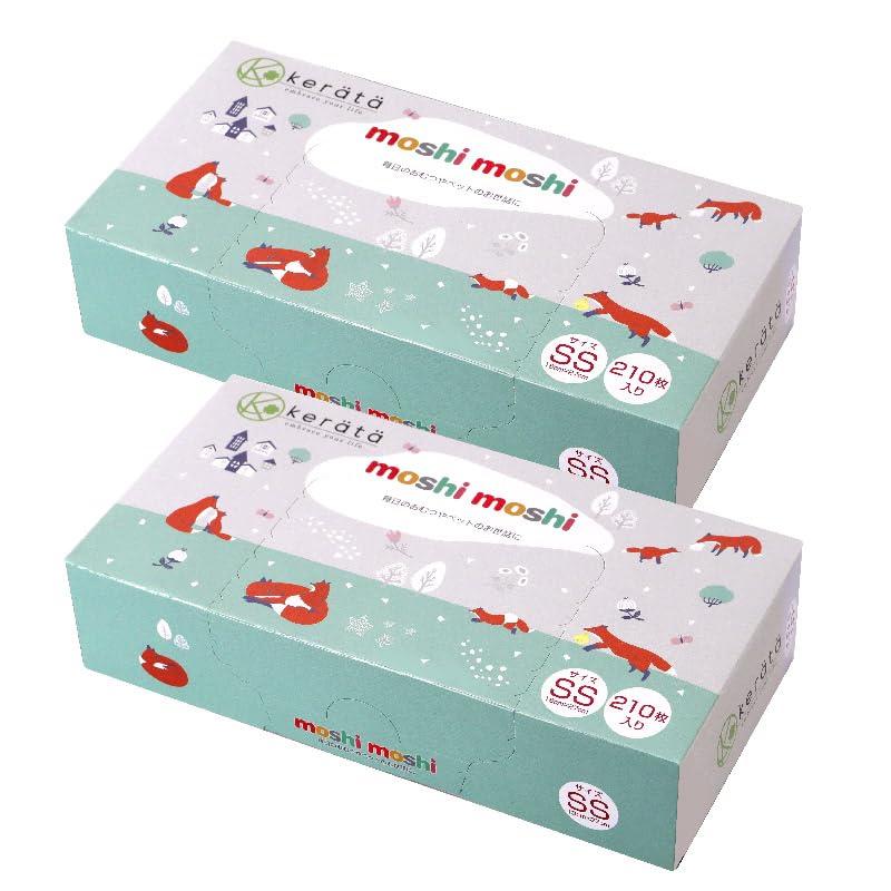 ケラッタ 防臭力UPmoshi moshi おむつ 防臭袋 臭わない マチ付きオムツ 消臭 SSサイズ 210枚入 2個セット | 