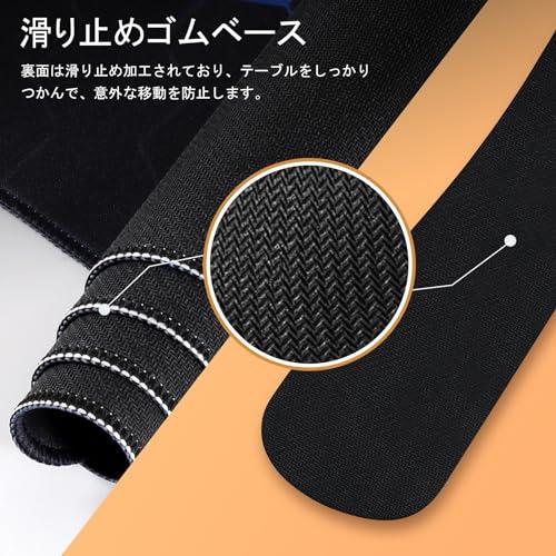 iCasso マウスパッド リストレスト３点セット 90ｘ40cm 大型 ゲーミングマウスパッド 低反発 キーボード用+マウス用 手首クッション |  | 03