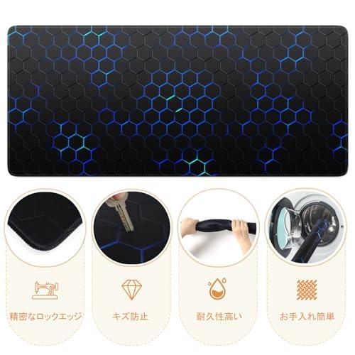 iCasso マウスパッド リストレスト３点セット 90ｘ40cm 大型 ゲーミングマウスパッド 低反発 キーボード用+マウス用 手首クッション |  | 04