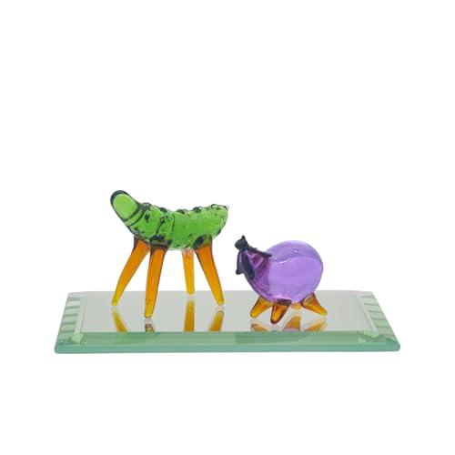 昭峰 お盆飾りガラスの 精霊馬セット | 