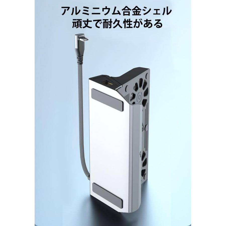 Rog Allyドック/Steam Deck対応ドッキングステーション、10-in-1