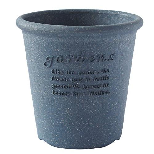 八幡化成 エコポット/植木鉢 丸型 5号 ネイビーアーブルHachiman gardens:arbre | 