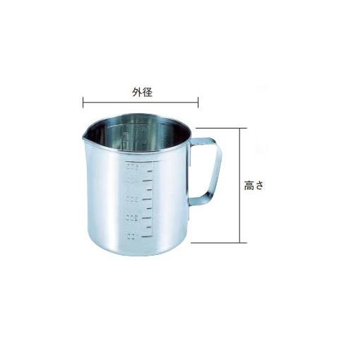 TRUSCOトラスコ ステンレスビーカー 注ぎ口付 3.0L 160×160 TSH638M |  | 01