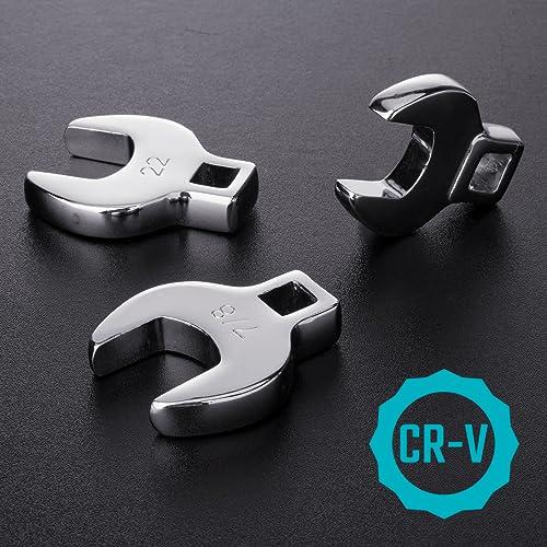 DURATECH クローフットレンチ フレアナットレンチセット 19点組 メートル製&SAE製 差込角9.5mm エクステンションバー Cr-V |  | 05