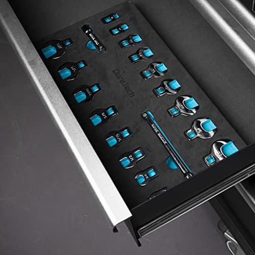 DURATECH クローフットレンチ フレアナットレンチセット 19点組 メートル製&SAE製 差込角9.5mm エクステンションバー Cr-V |  | 06